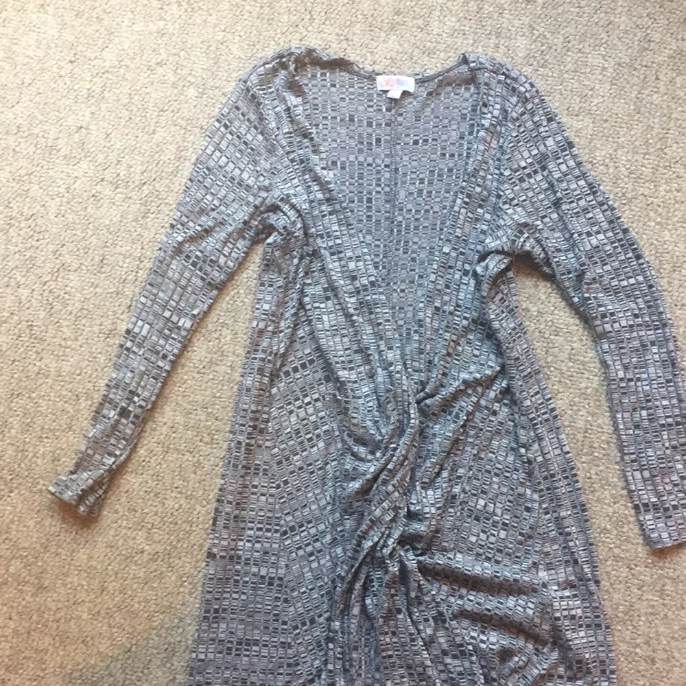 Lularoe long cotton cardigan size Medium